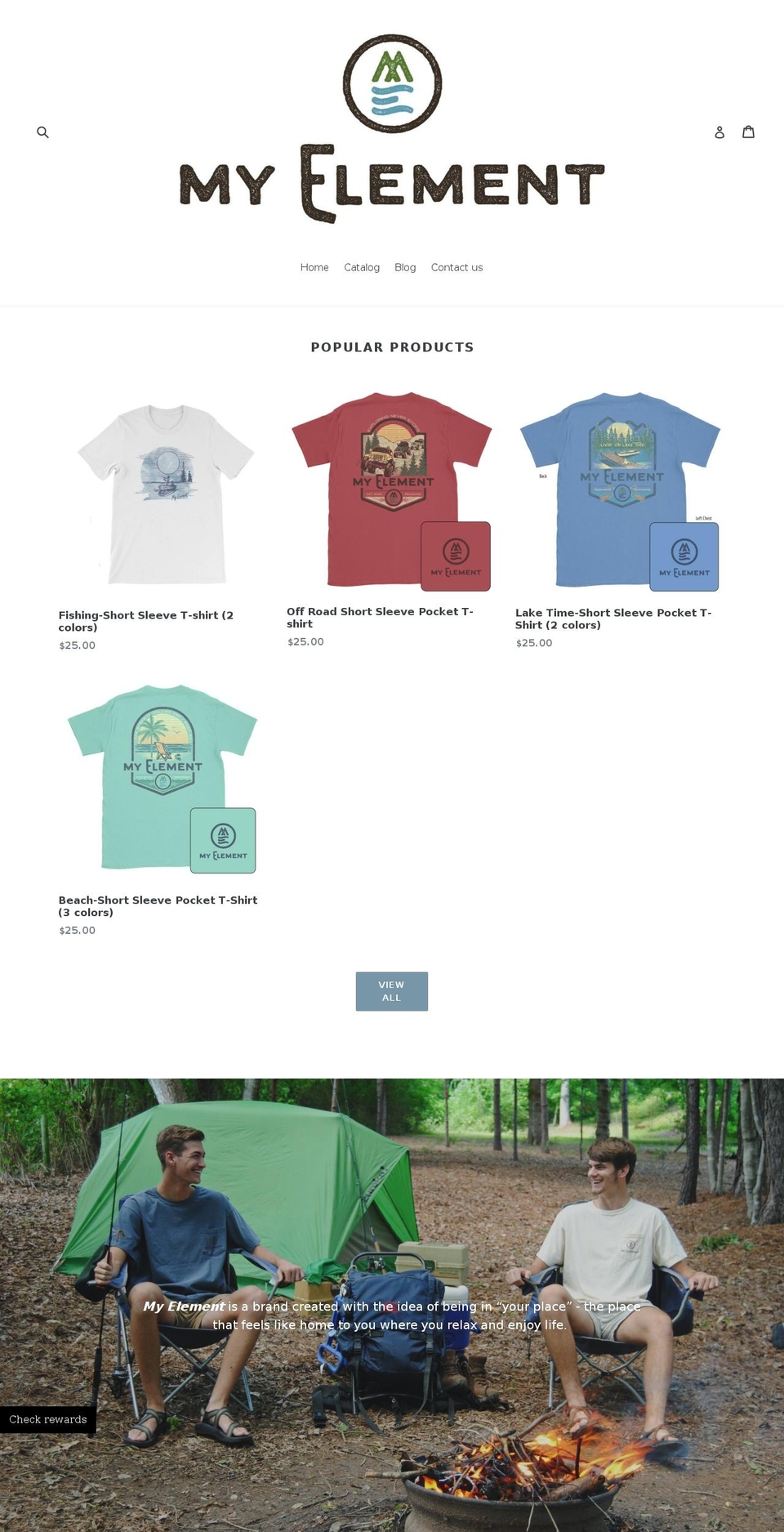 myelementco.com shopify website screenshot