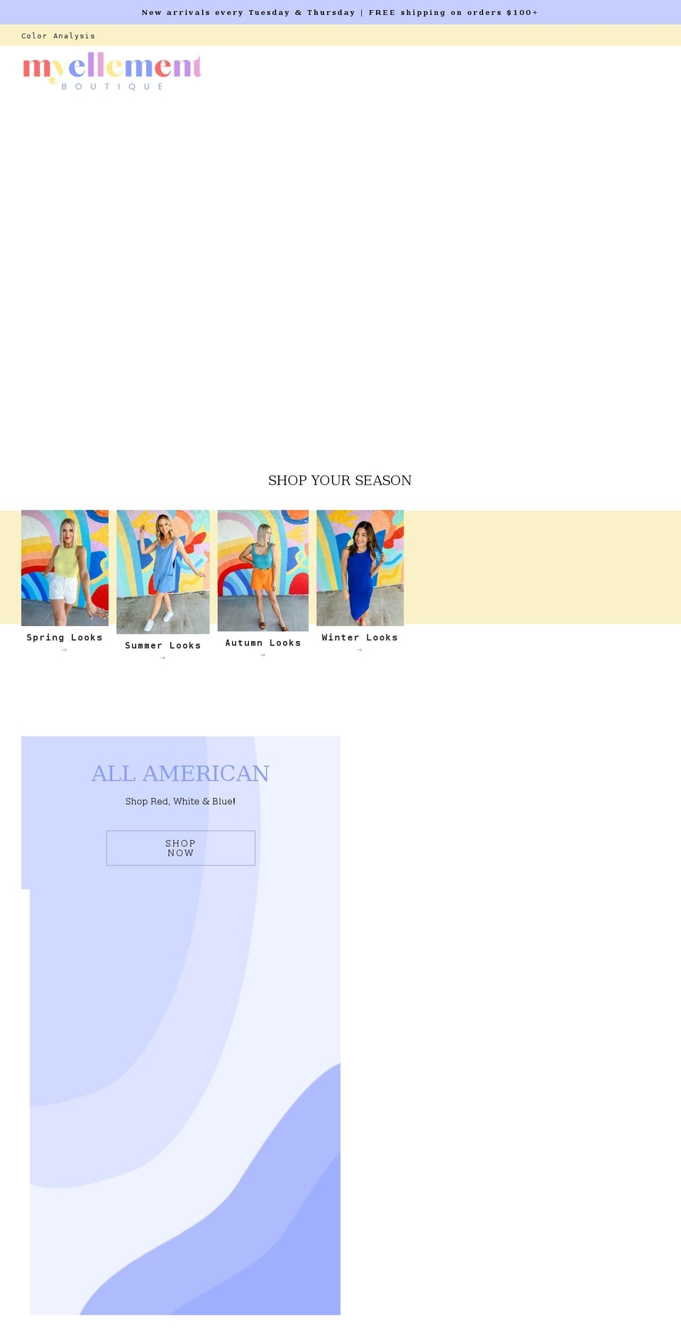 myellement.com — Shopify storefront screenshot