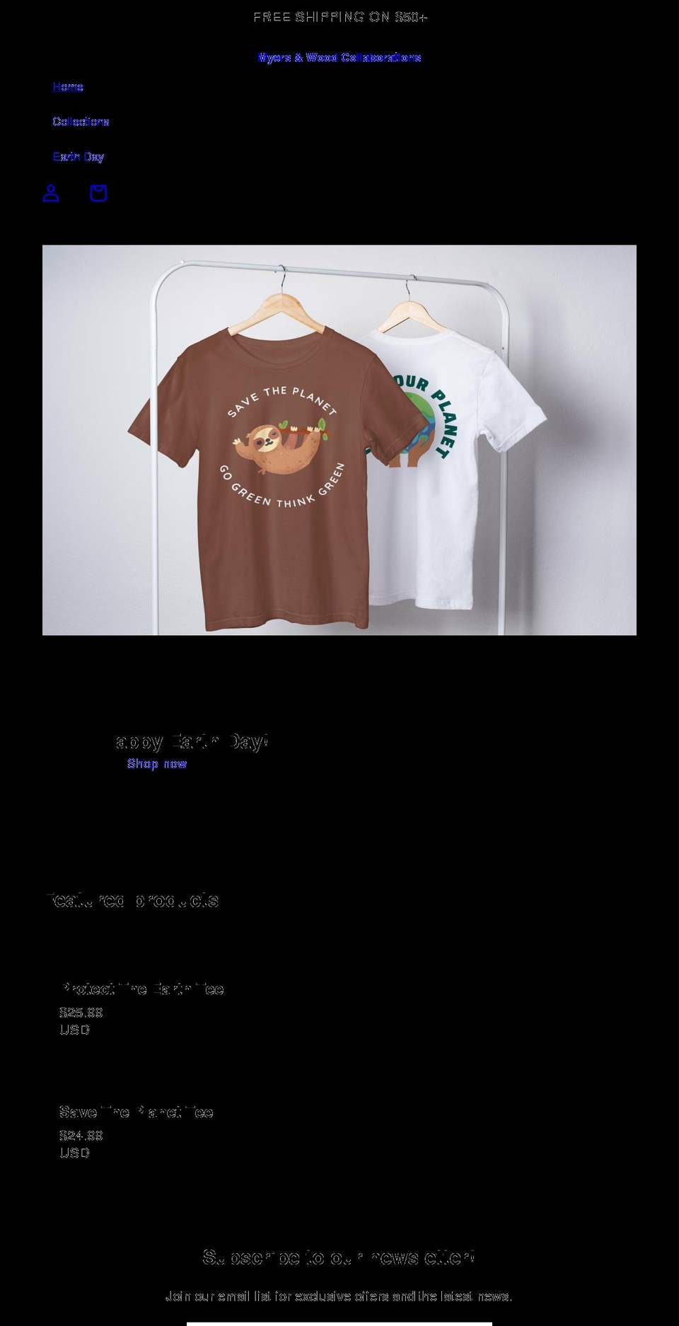 myersandwood.com shopify website screenshot