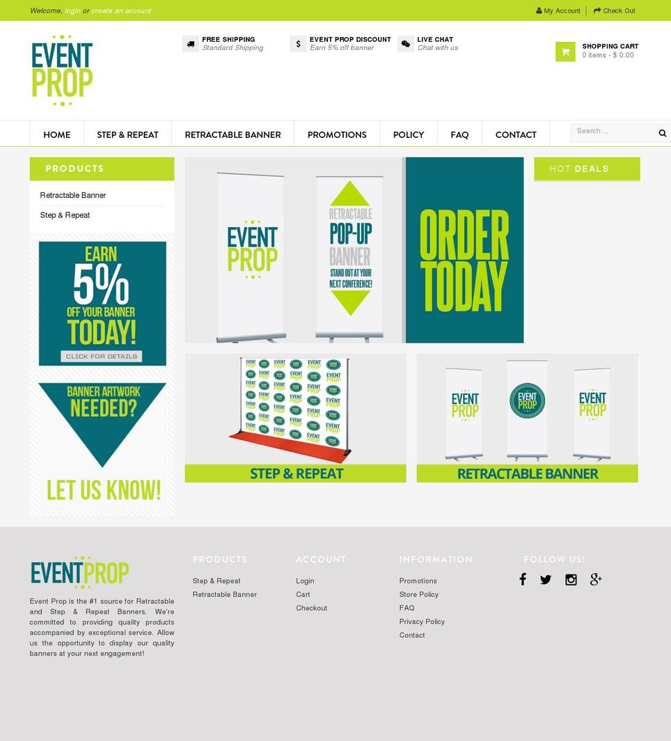 ap-next-store Shopify theme site example myeventprop.com