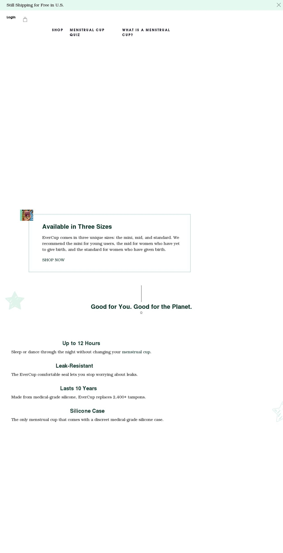 Copy of Artisan Shopify theme site example myevercup.com