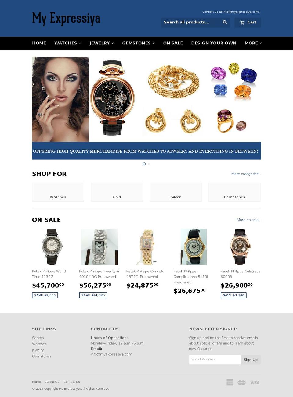 myexpressiya.com shopify website screenshot