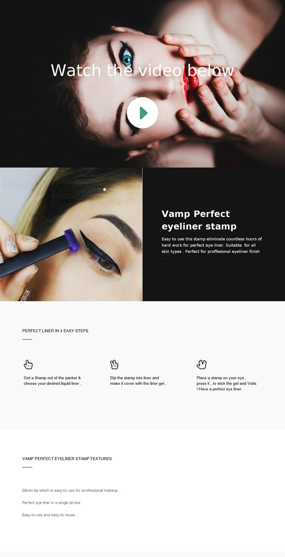 myeyeliner.site shopify website screenshot