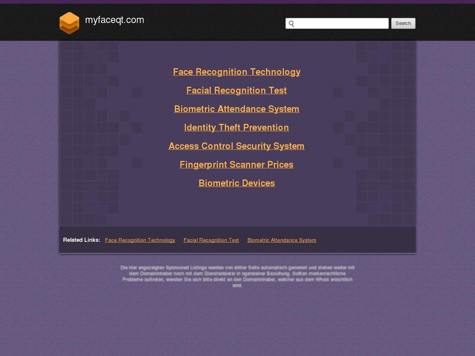 myfaceqt.com — Shopify storefront screenshot