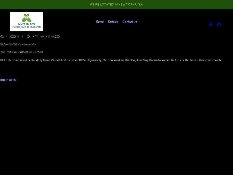 myfarmaco.com shopify website screenshot