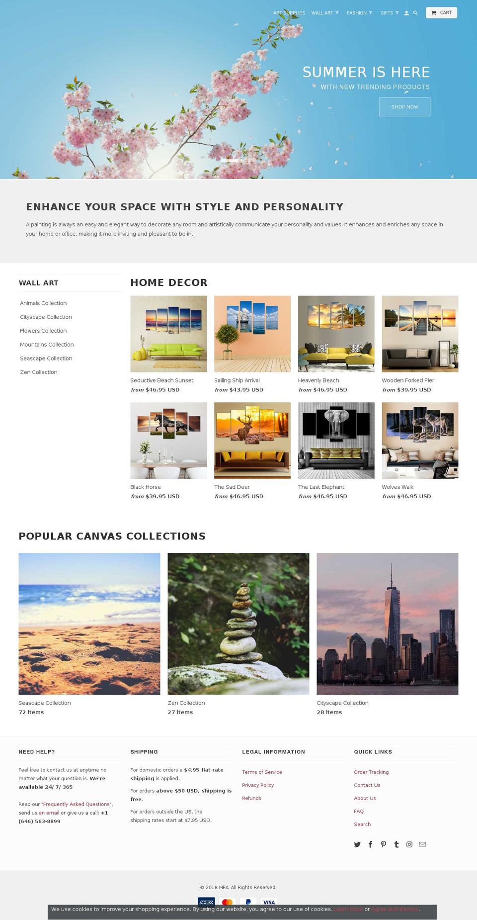myfashionxpression.com — Shopify storefront screenshot