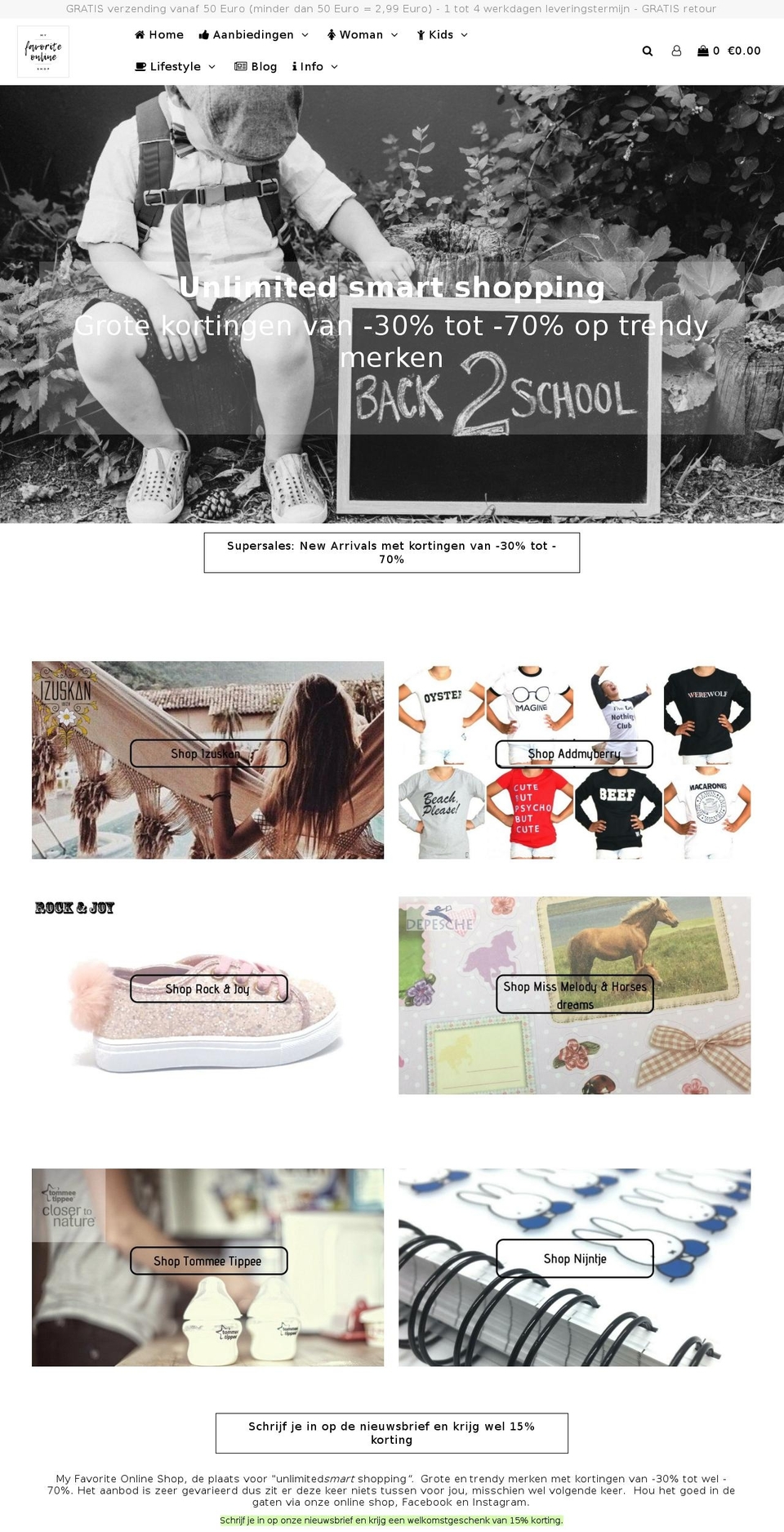 myfavoriteonlineshop.com — Shopify storefront screenshot