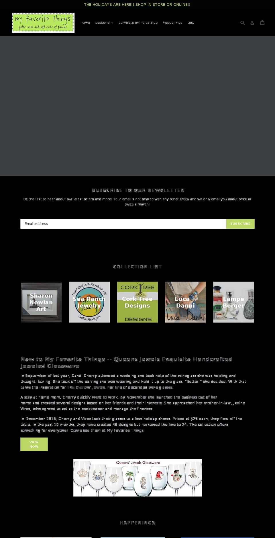 myfavoritethingsdunedin.com — Shopify storefront screenshot