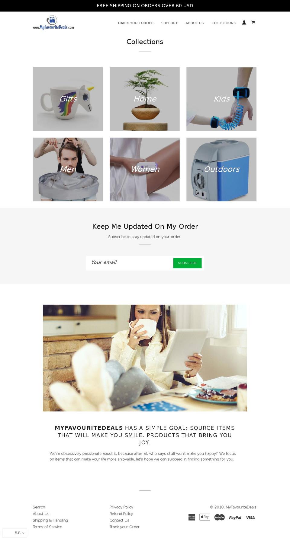 myfavouritedeals.com — Shopify storefront screenshot