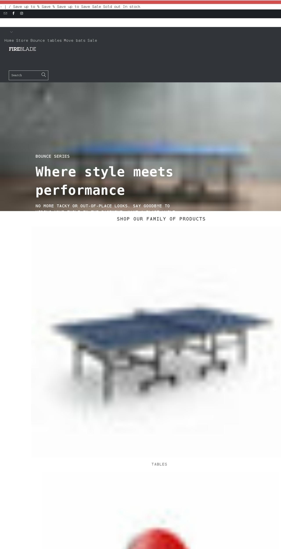 myfireblade.com shopify website screenshot