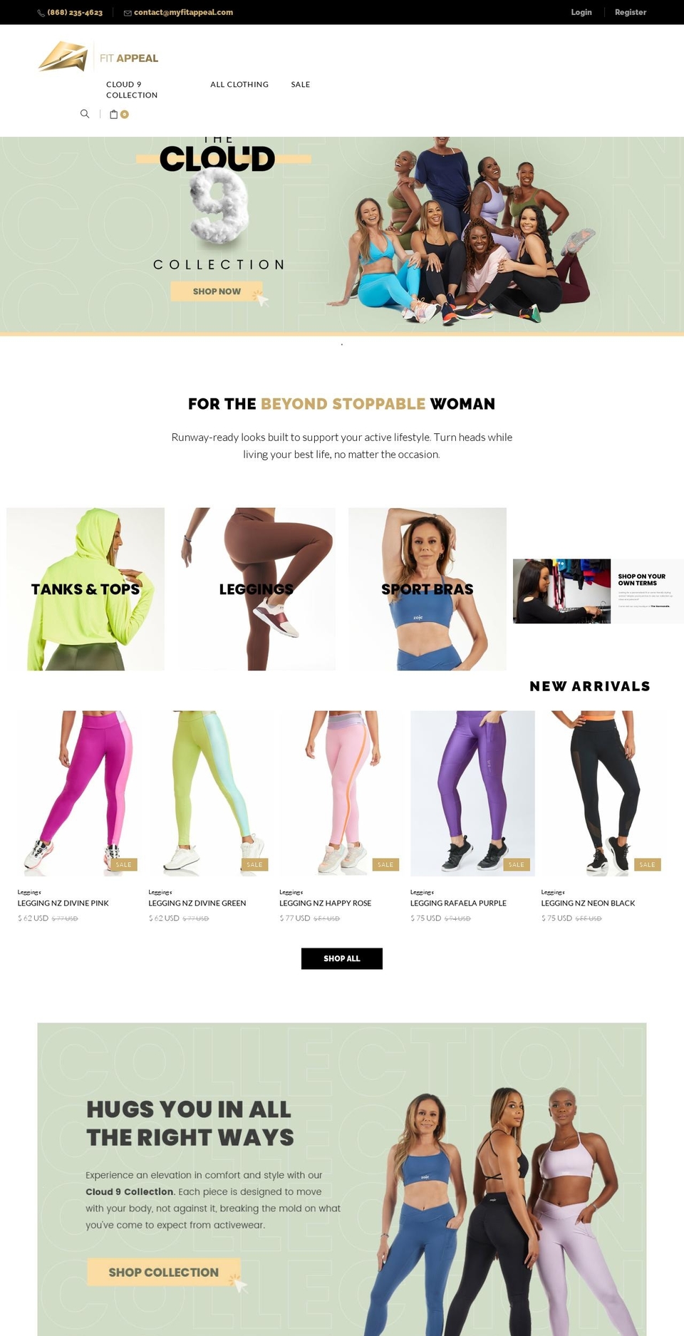 myfitappeal.com shopify website screenshot