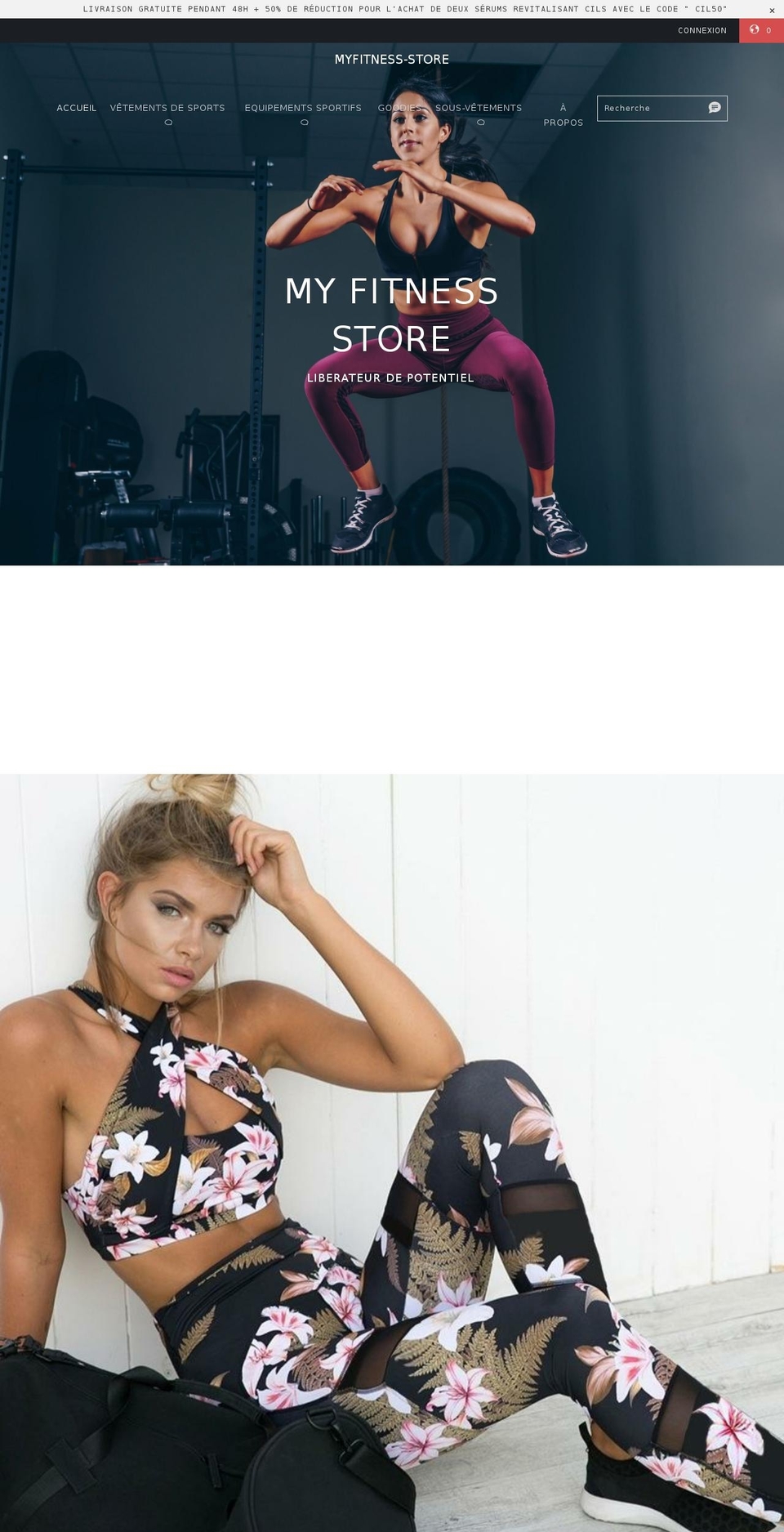 myfitness-store.com — Shopify storefront screenshot