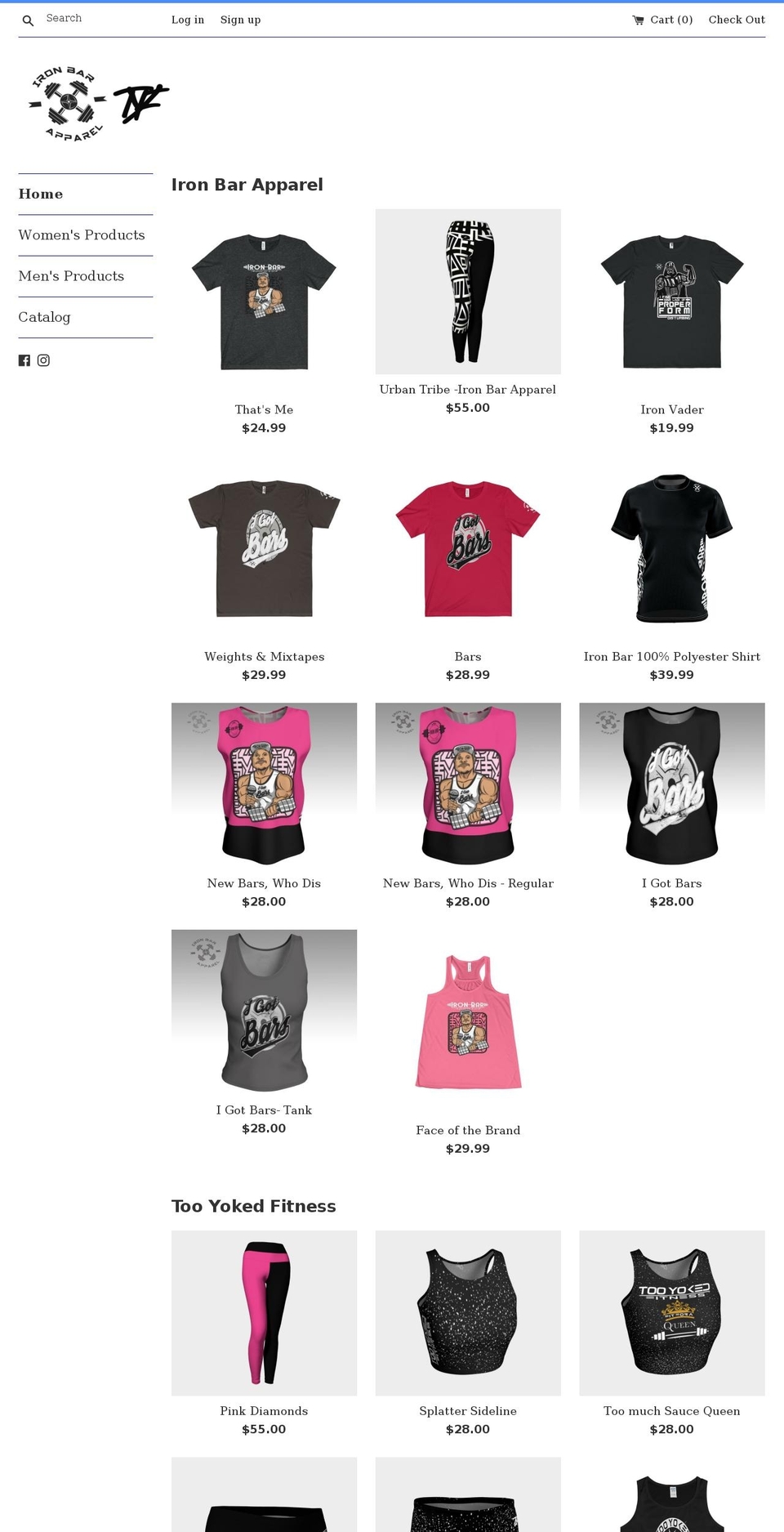 myfitnessclothing.com — Shopify storefront screenshot