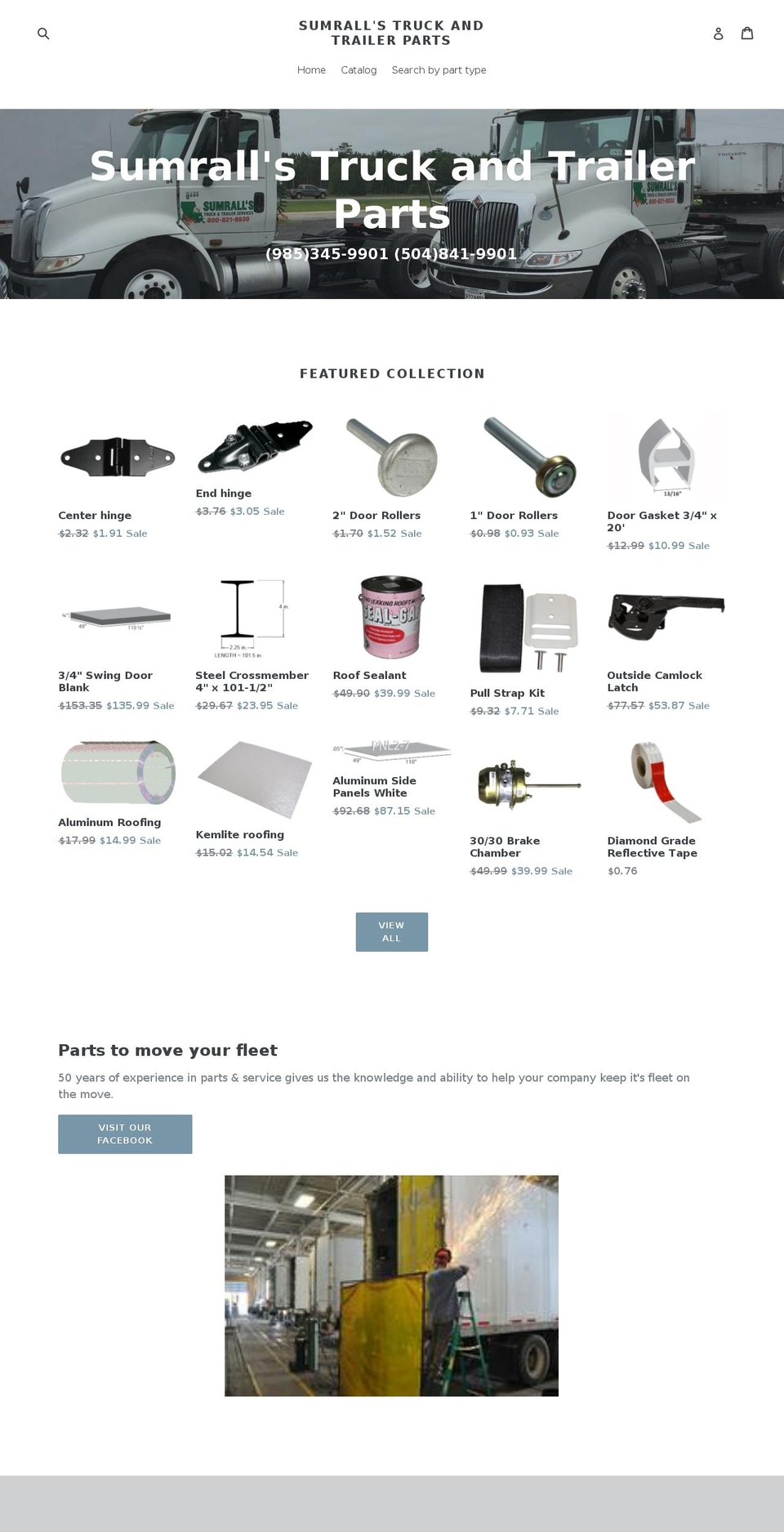 myfleetparts.com — Shopify storefront screenshot