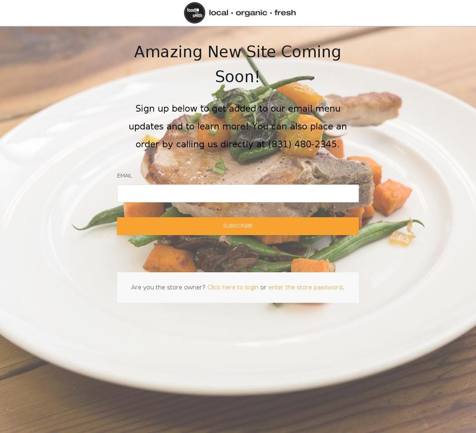 archive Shopify theme site example myfoodsmith.com