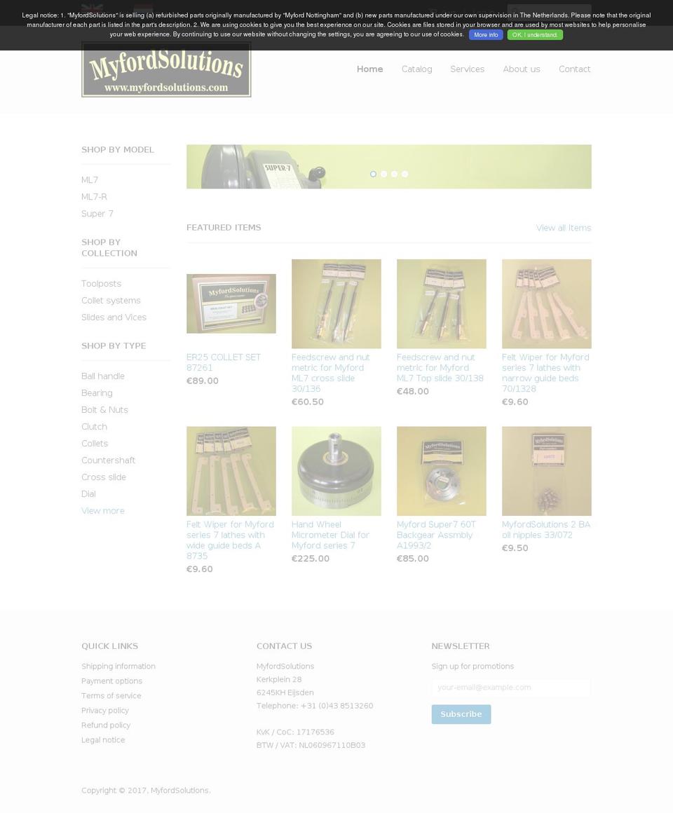 myfordsolutions.com shopify website screenshot