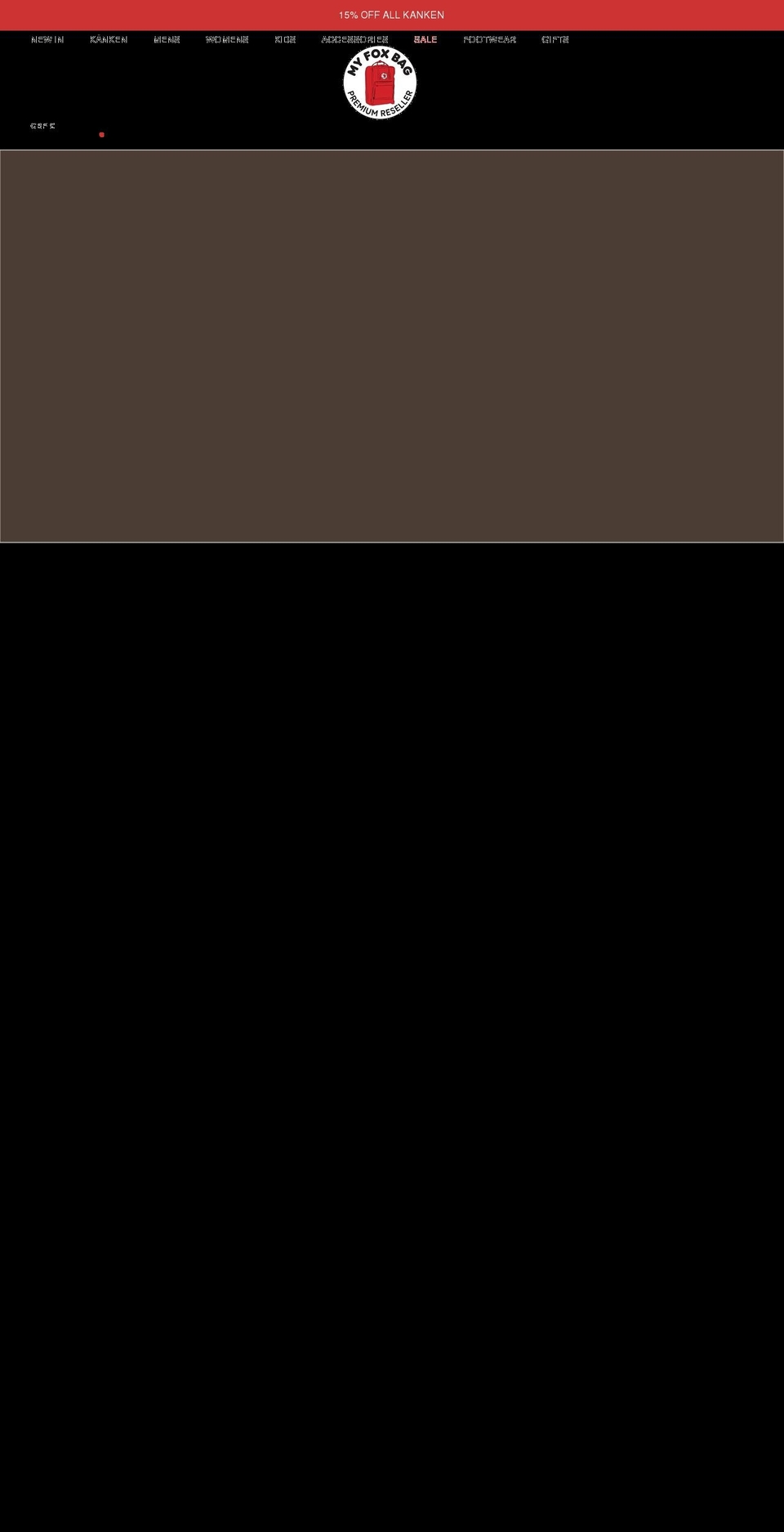 myfoxbag.com shopify website screenshot