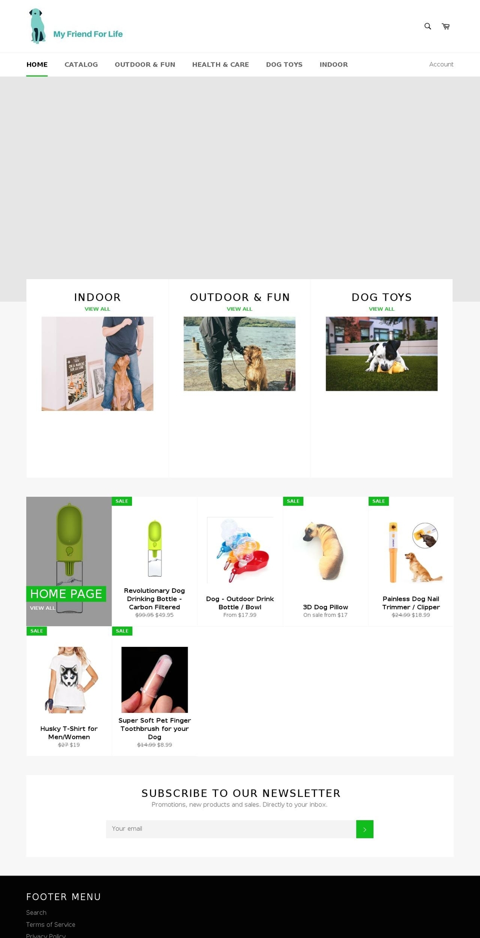 myfriendforlife.com — Shopify storefront screenshot
