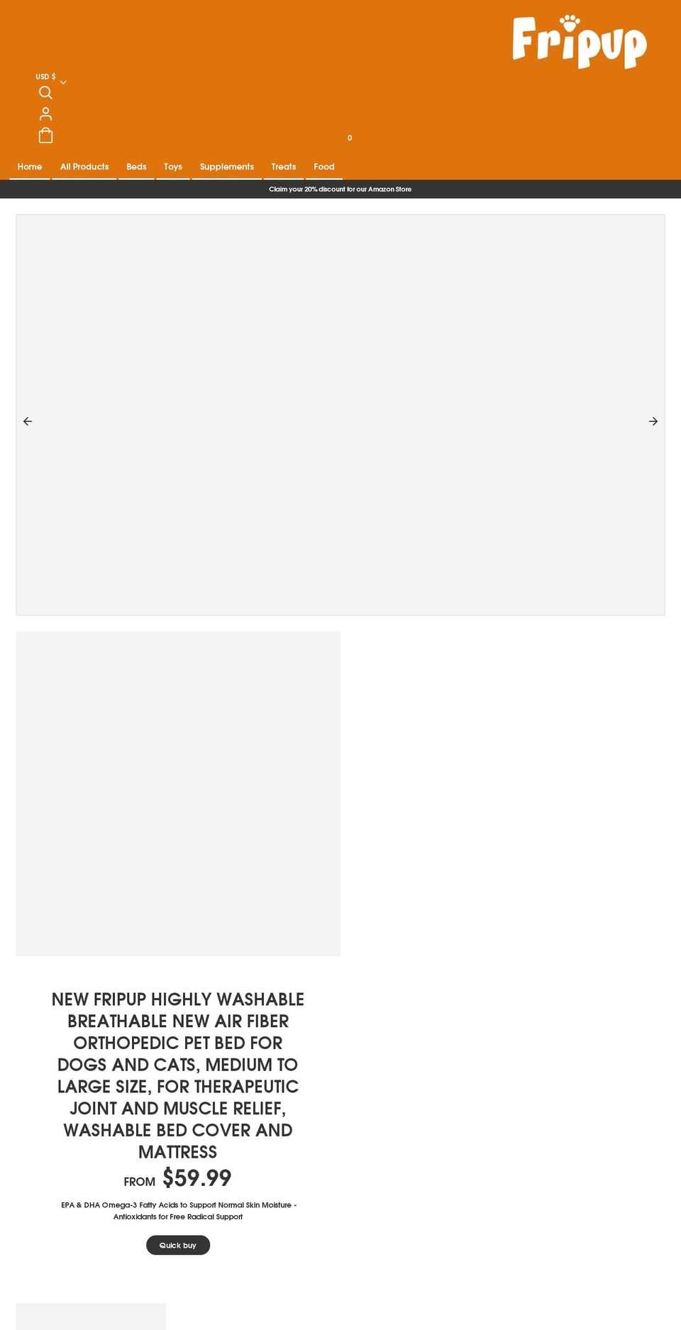 myfripup.com shopify website screenshot