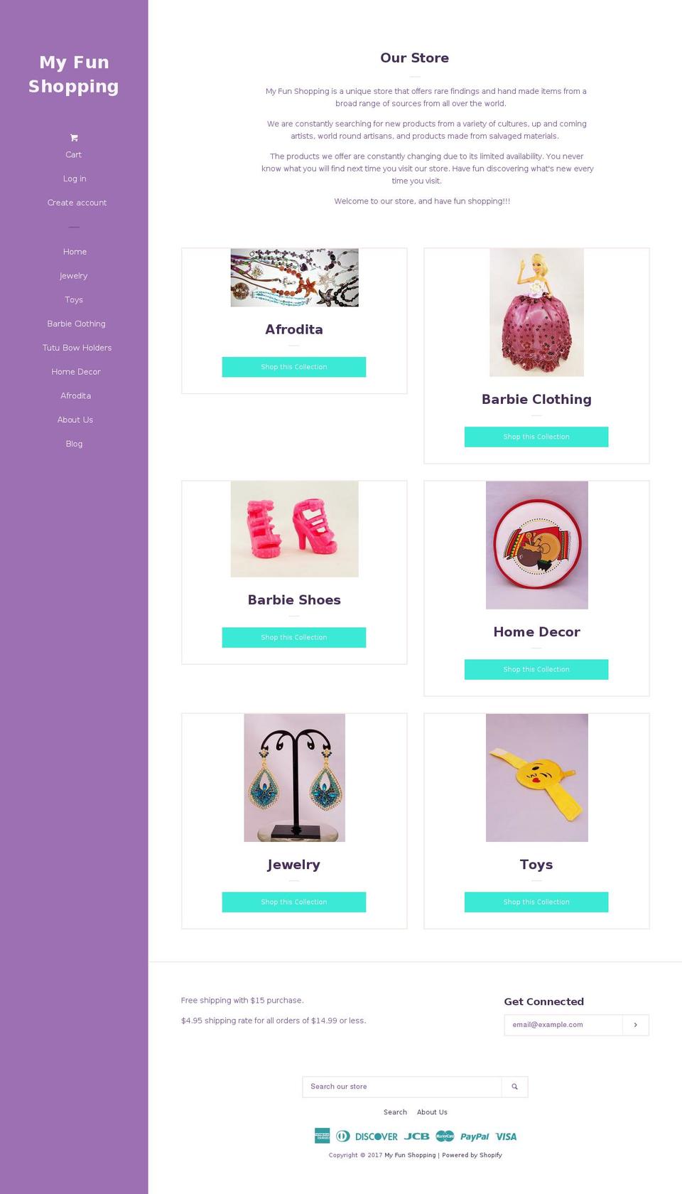 myfunshopping.com shopify website screenshot