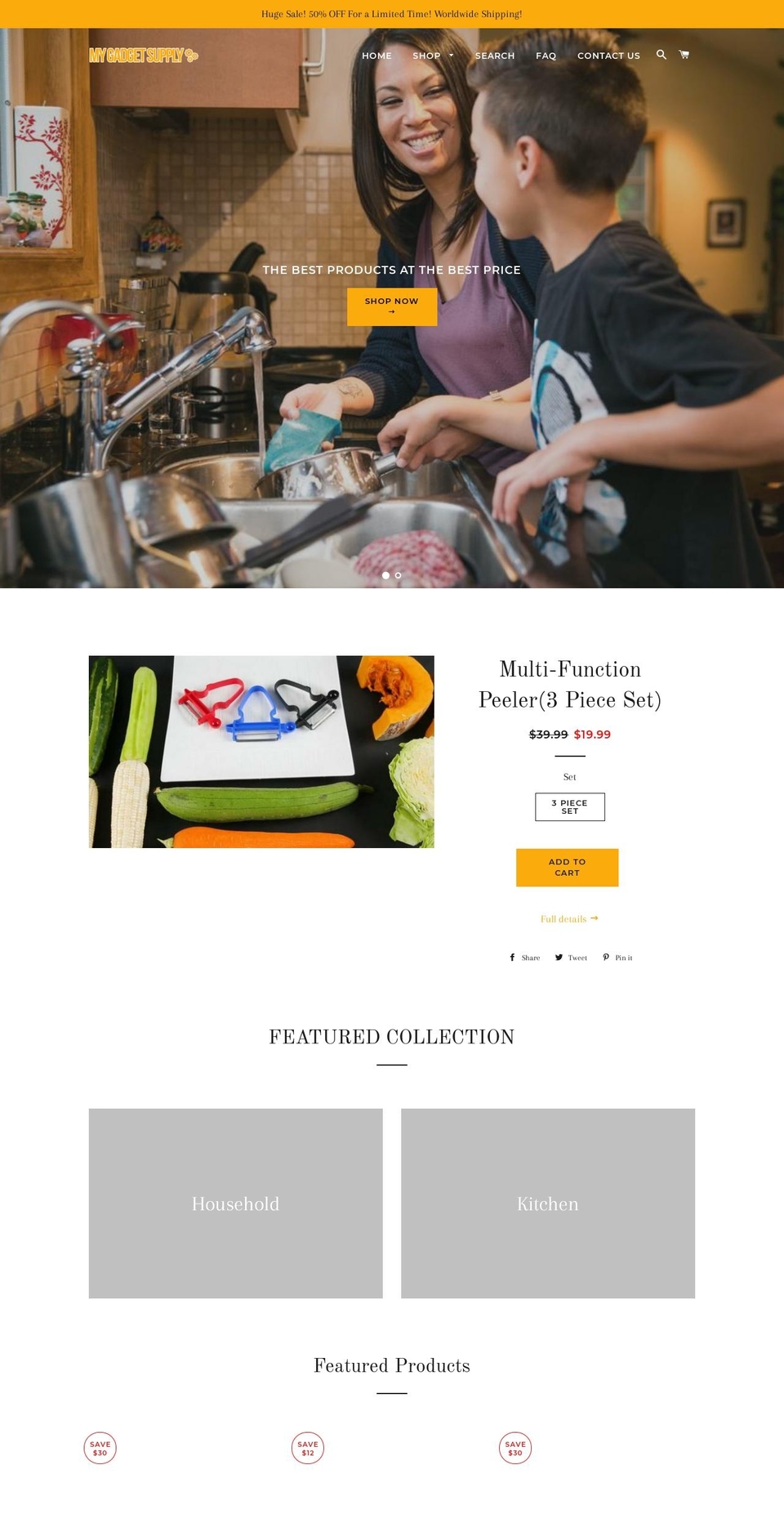 mygadgetsupply.com — Shopify storefront screenshot