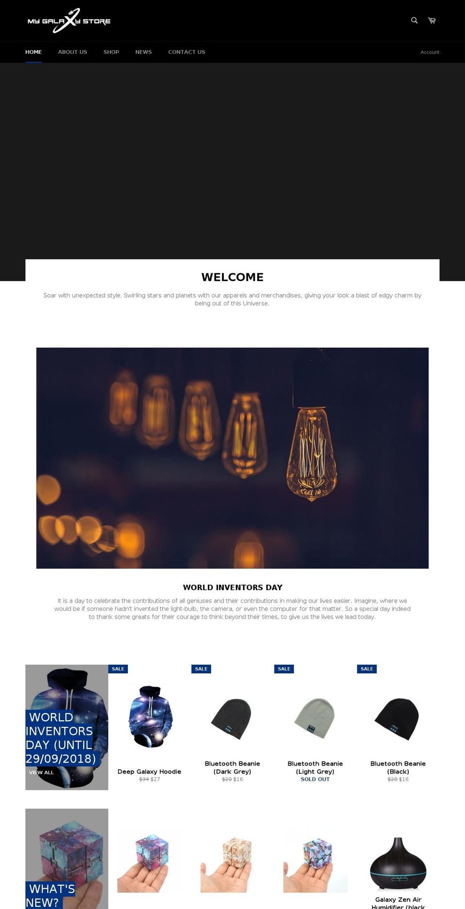 mygalaxystore.com — Shopify storefront screenshot