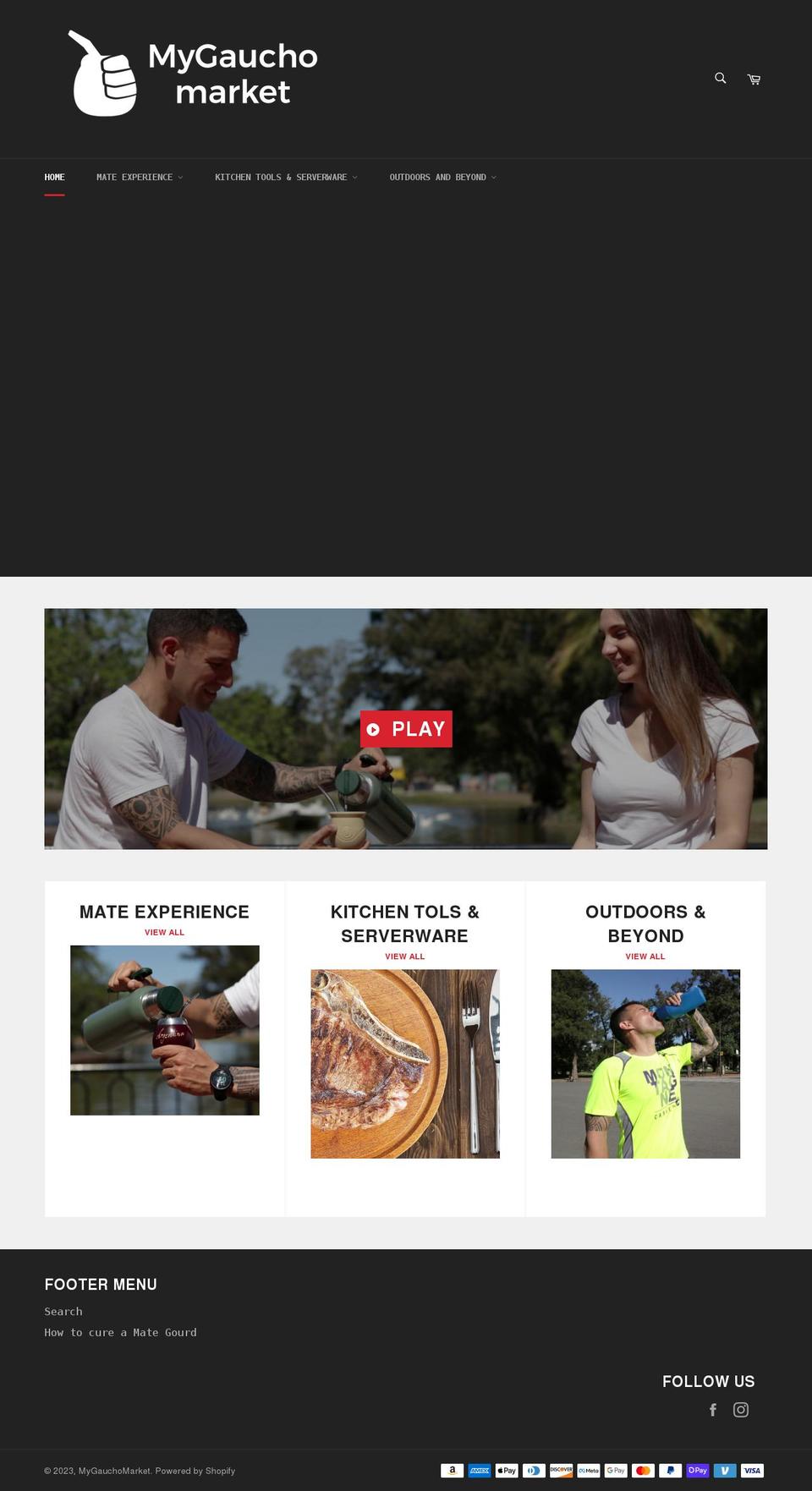 mygauchomarket.com shopify website screenshot