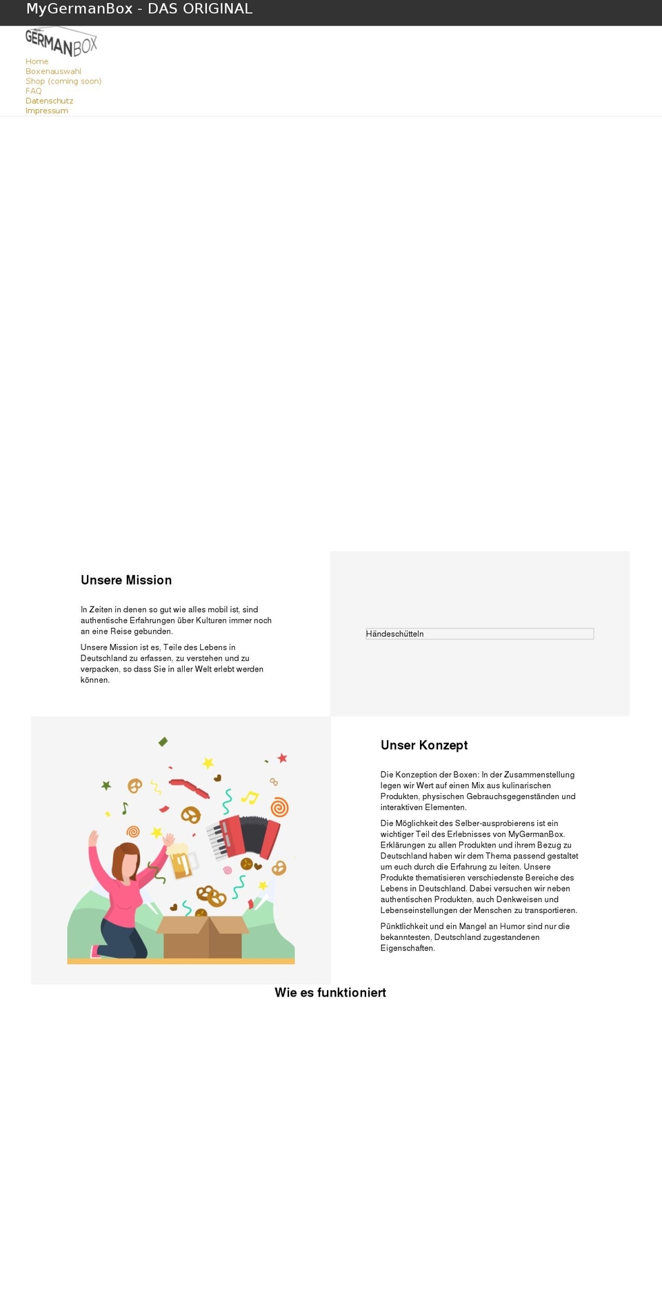 mygermanbox.com — Shopify storefront screenshot