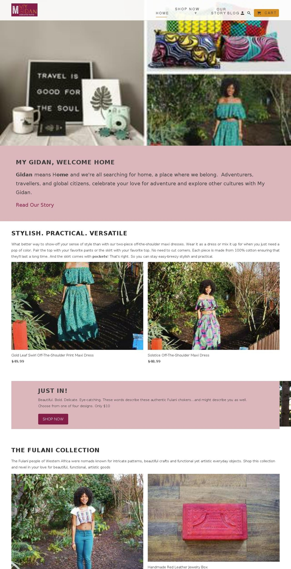 mygidan.com — Shopify storefront screenshot