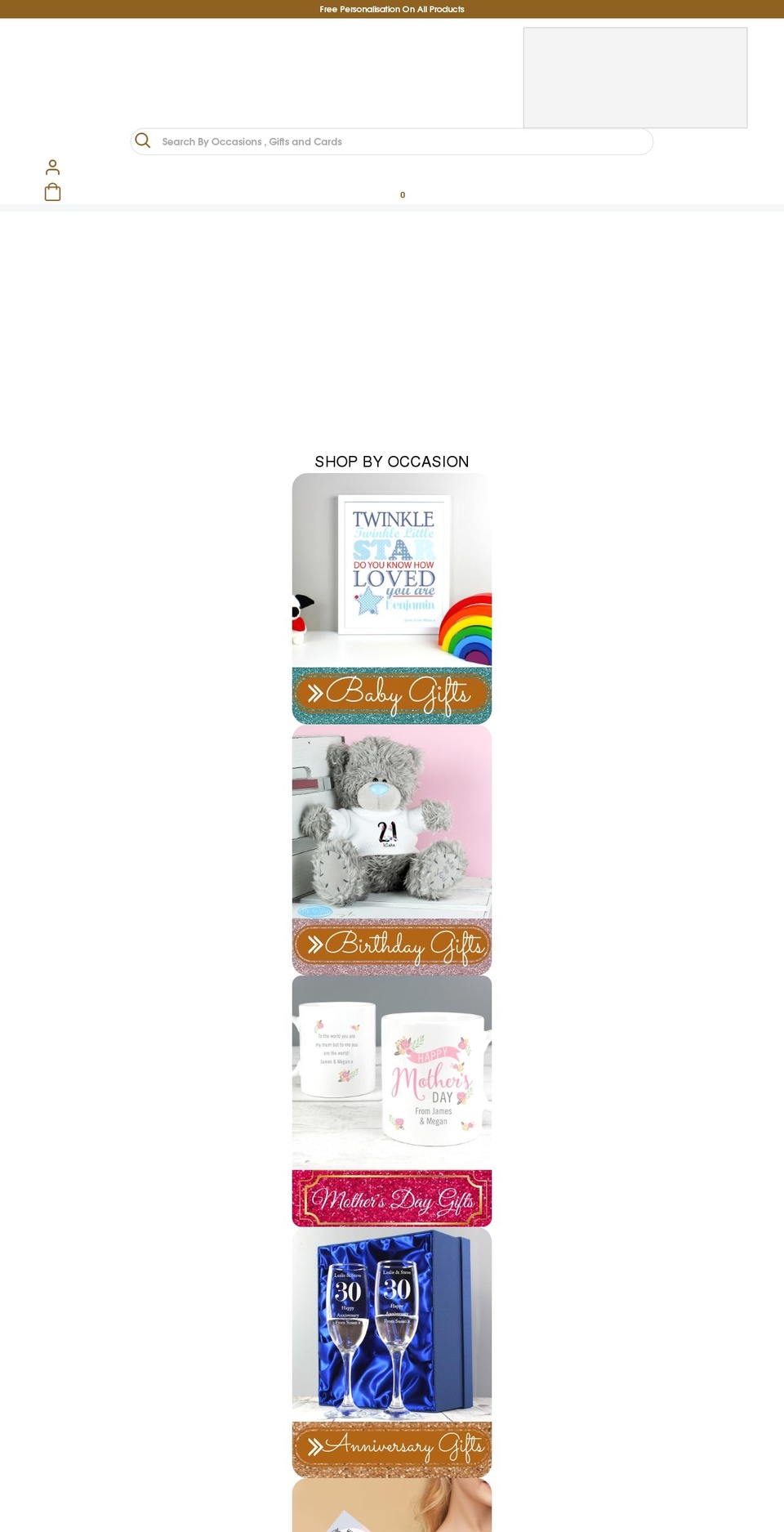mygiftemporium.co.uk shopify website screenshot