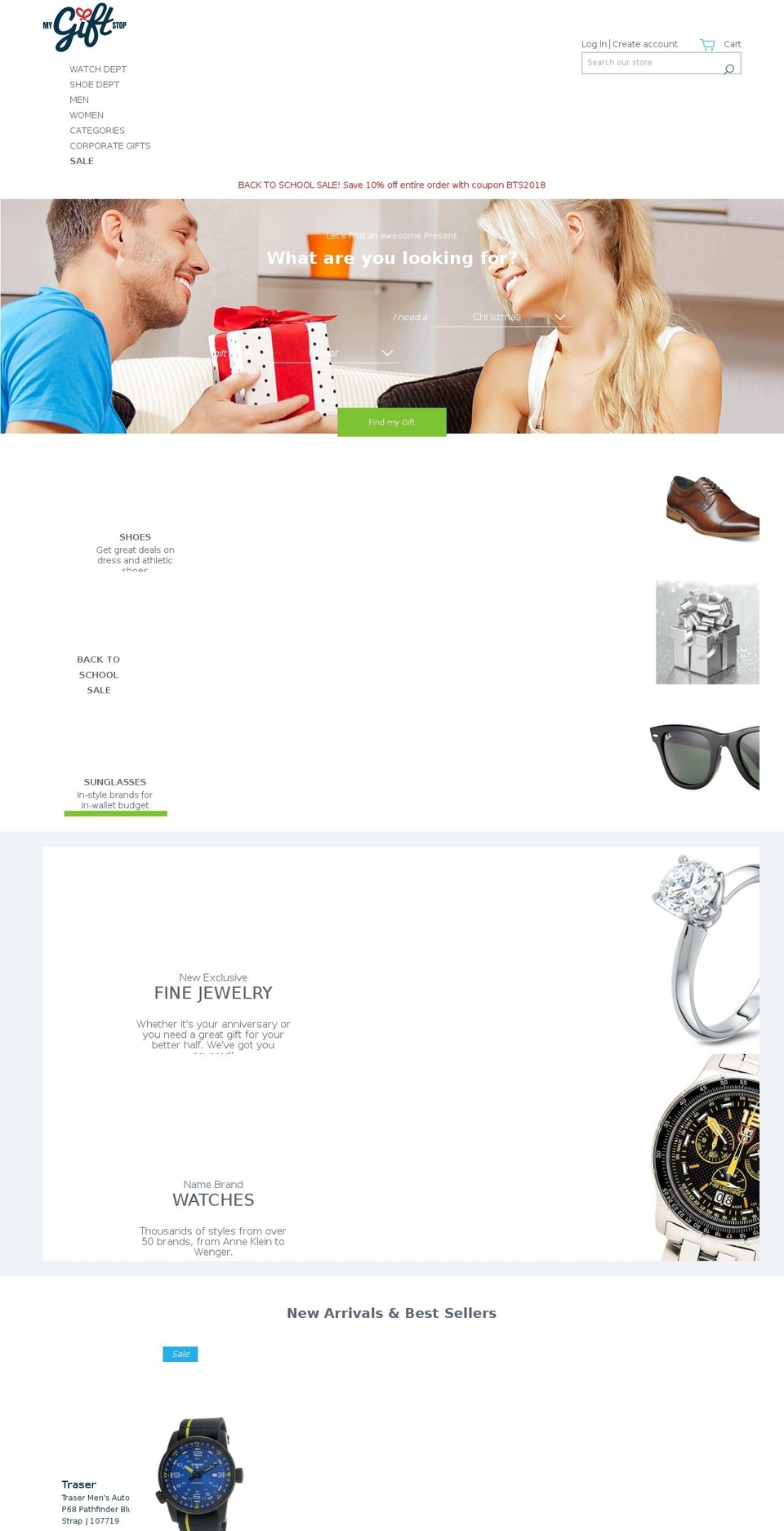 mygiftstop.com shopify website screenshot