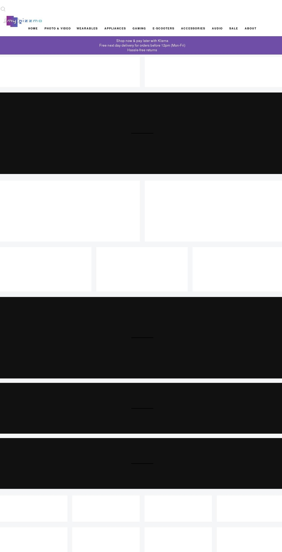 mygizzmo.com shopify website screenshot