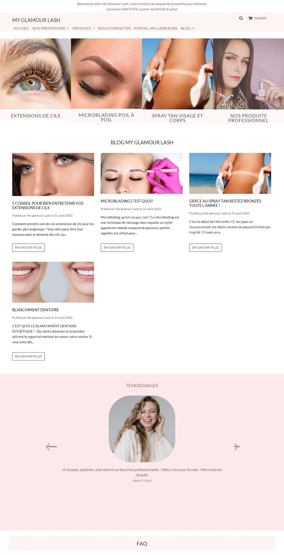 Speedfly---- Shopify theme site example myglamourlash.com