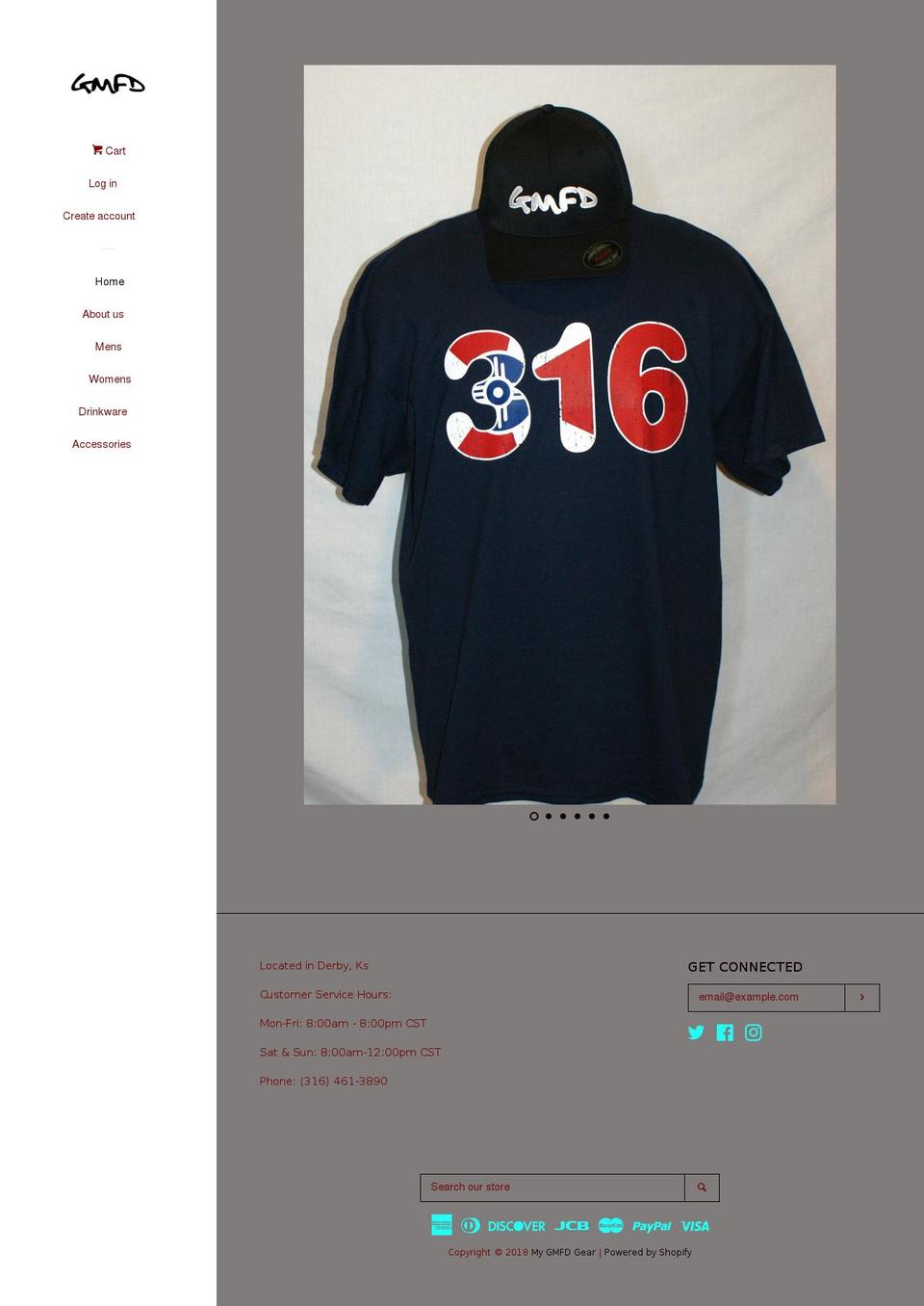mygmfdgear.org shopify website screenshot