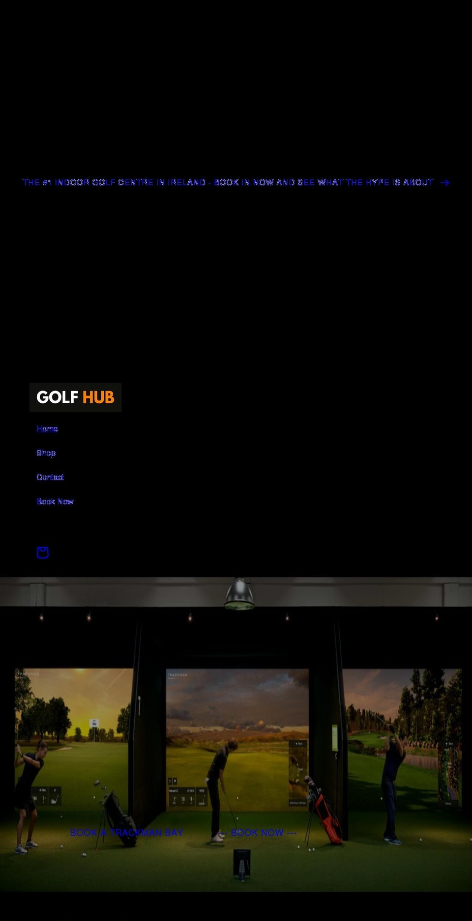 mygolfhub.co.uk shopify website screenshot