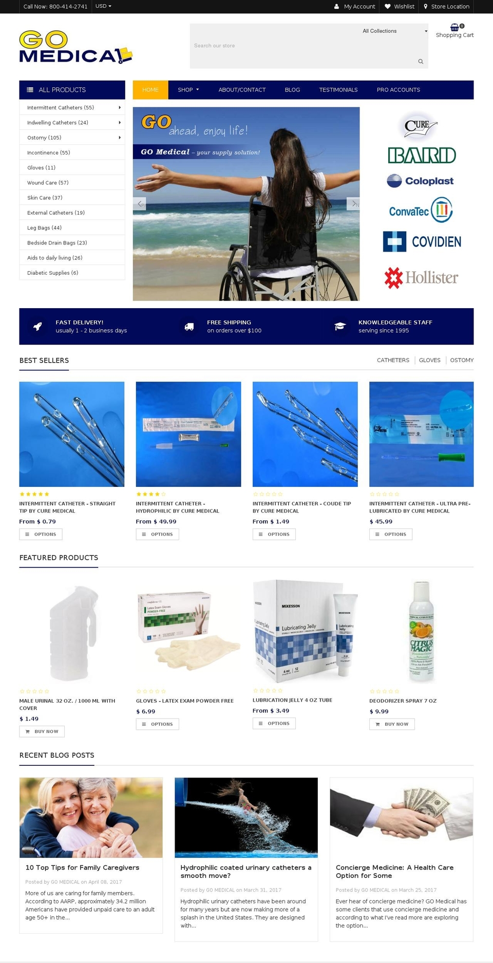 home-market-go-medical-v1 Shopify theme site example mygomedical.com