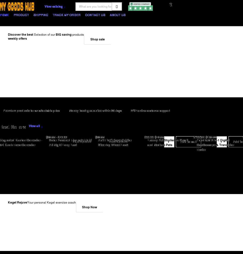 mygoodshub.com shopify website screenshot