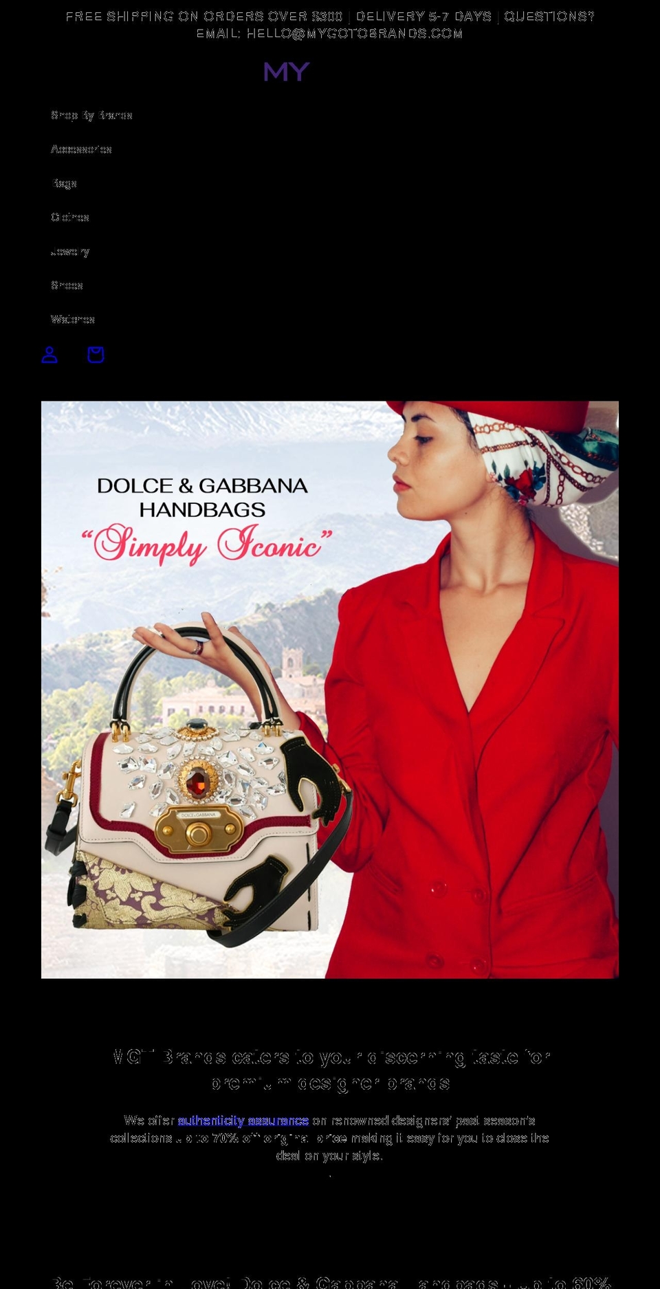 mygotobrands.com shopify website screenshot