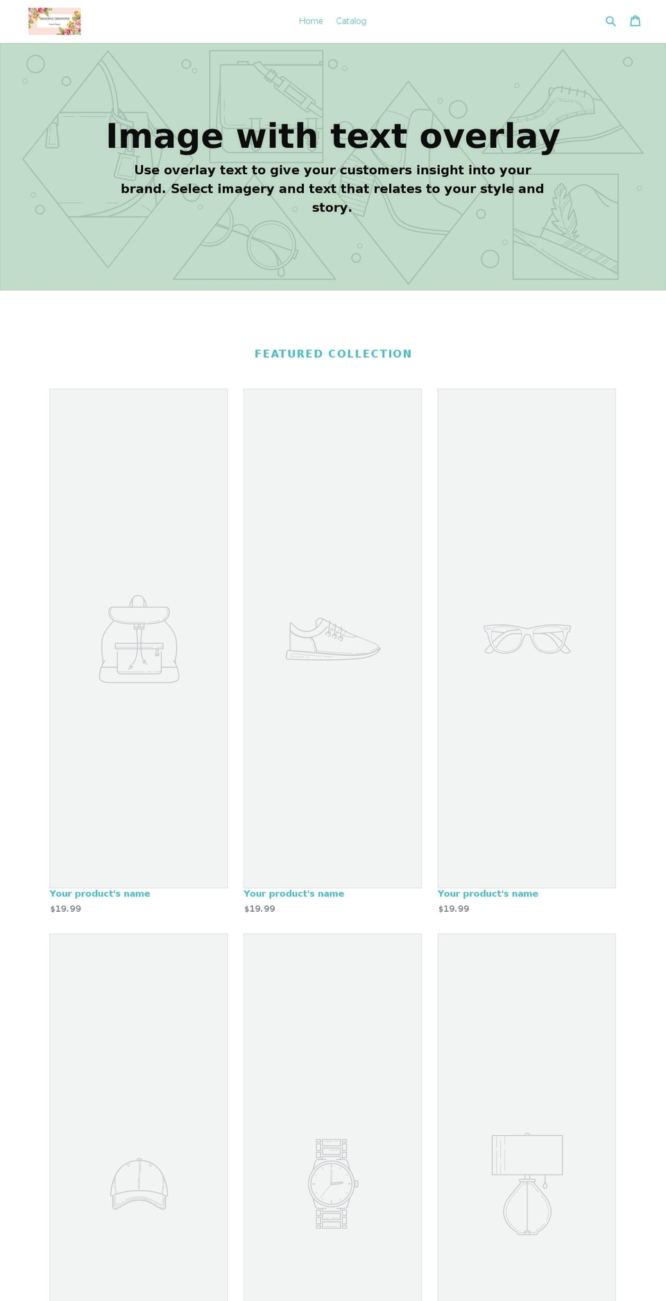 mygracefulcreations.com — Shopify storefront screenshot