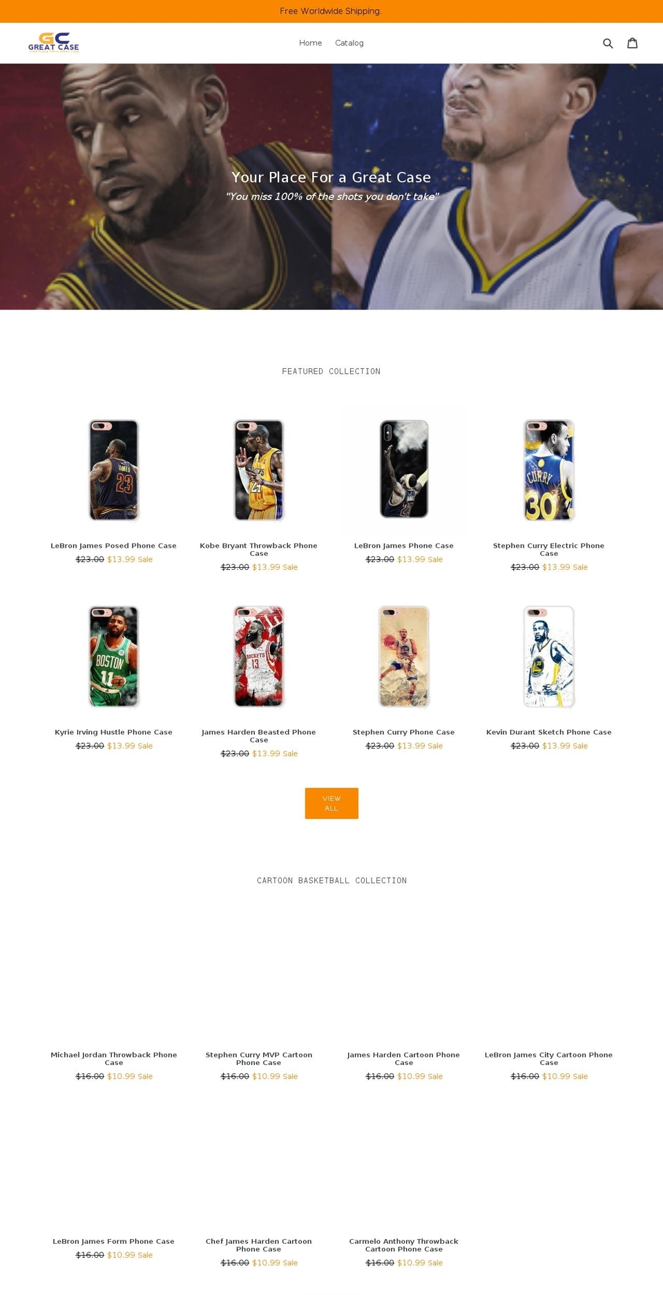 mygreatcase.com — Shopify storefront screenshot