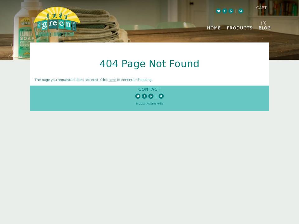 MyGreenFills New Site Shopify theme site example mygreenfill.com