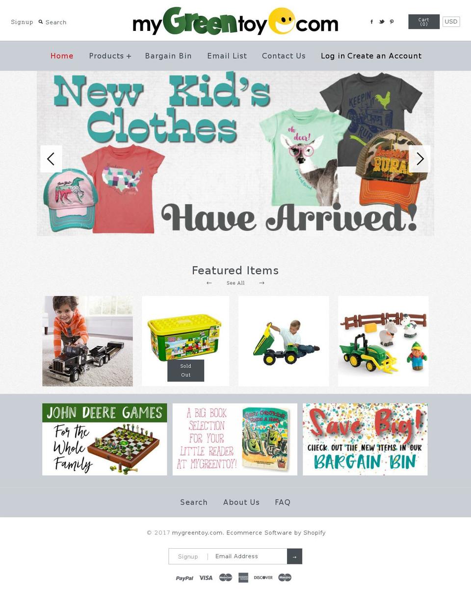mygreentoy.com shopify website screenshot