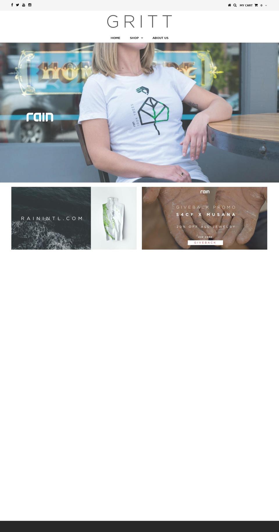 mygritt.com shopify website screenshot