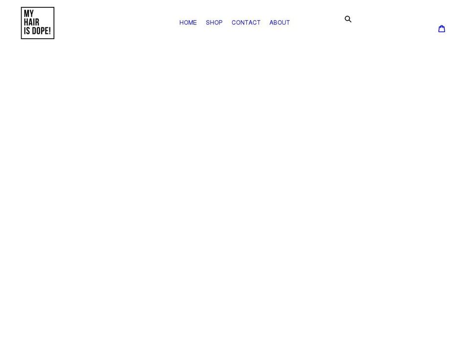 RAW Designs Shopify theme site example myhairisdope.com