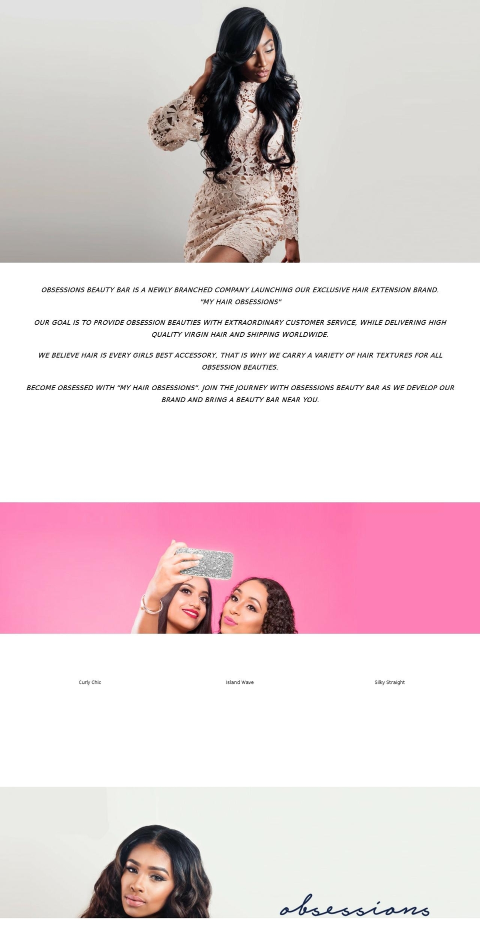 myhairobsessions.com shopify website screenshot