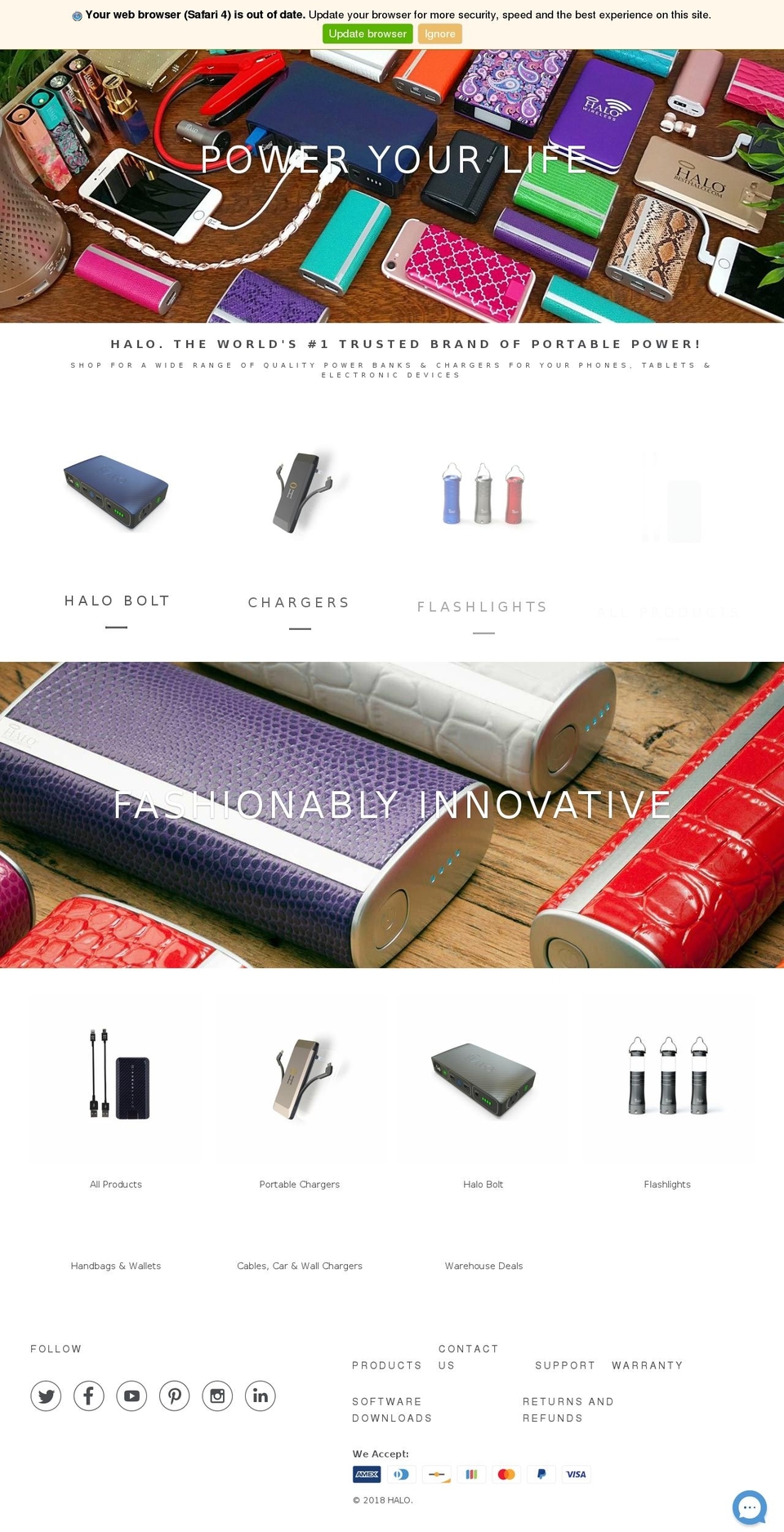 myhalocloud.com — Shopify storefront screenshot