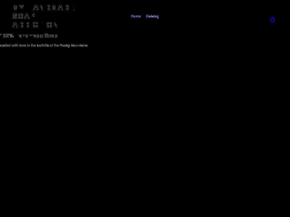 myhandmadesoapaddiction.com shopify website screenshot