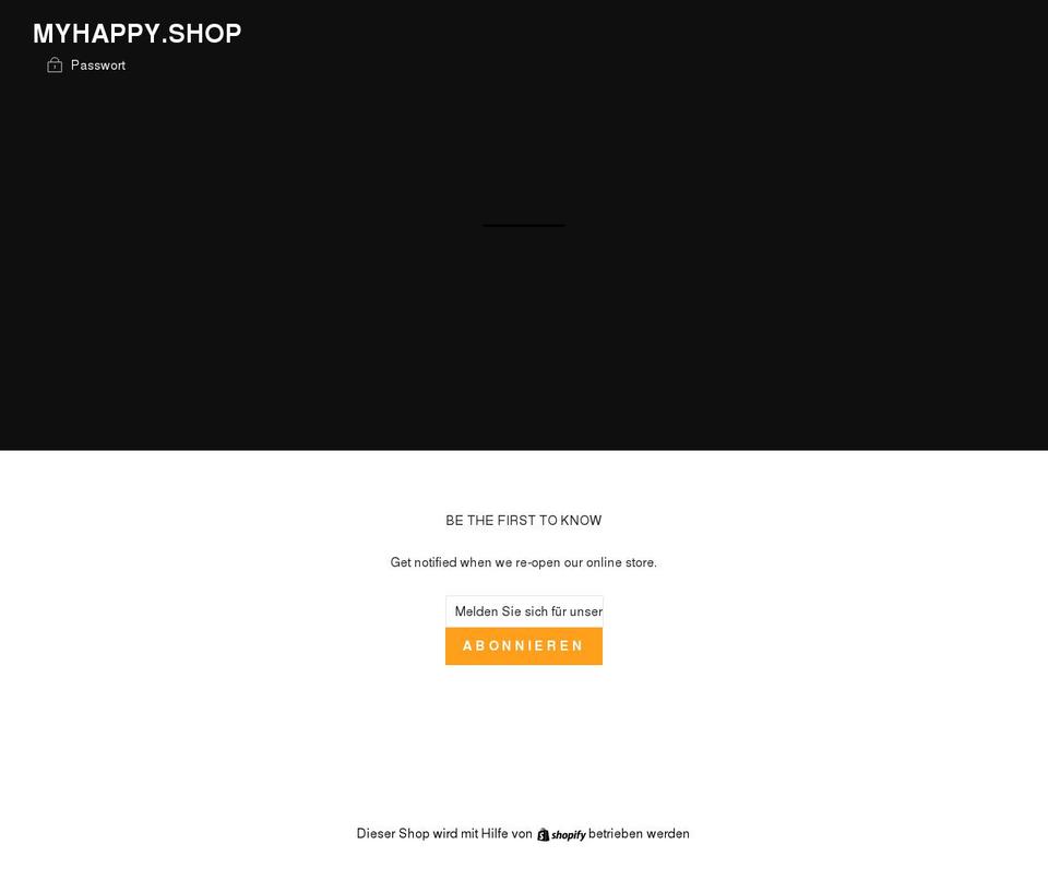 myhappy.shop shopify website screenshot