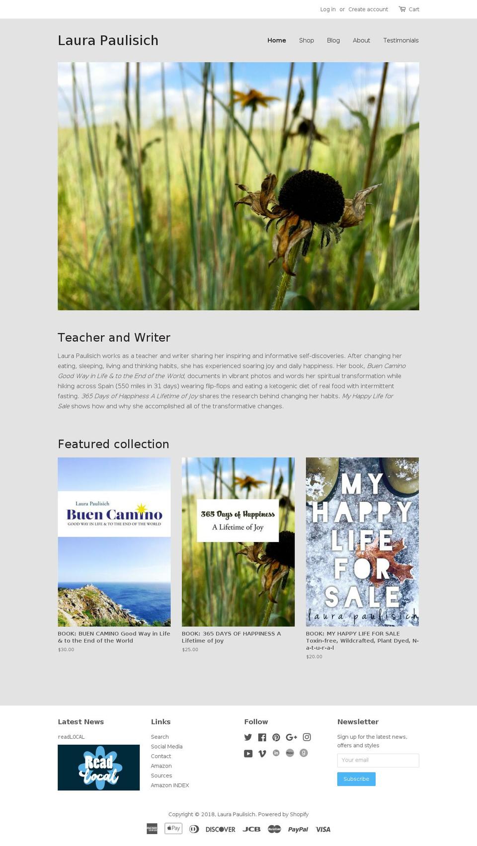 myhappylifeforsale.com — Shopify storefront screenshot