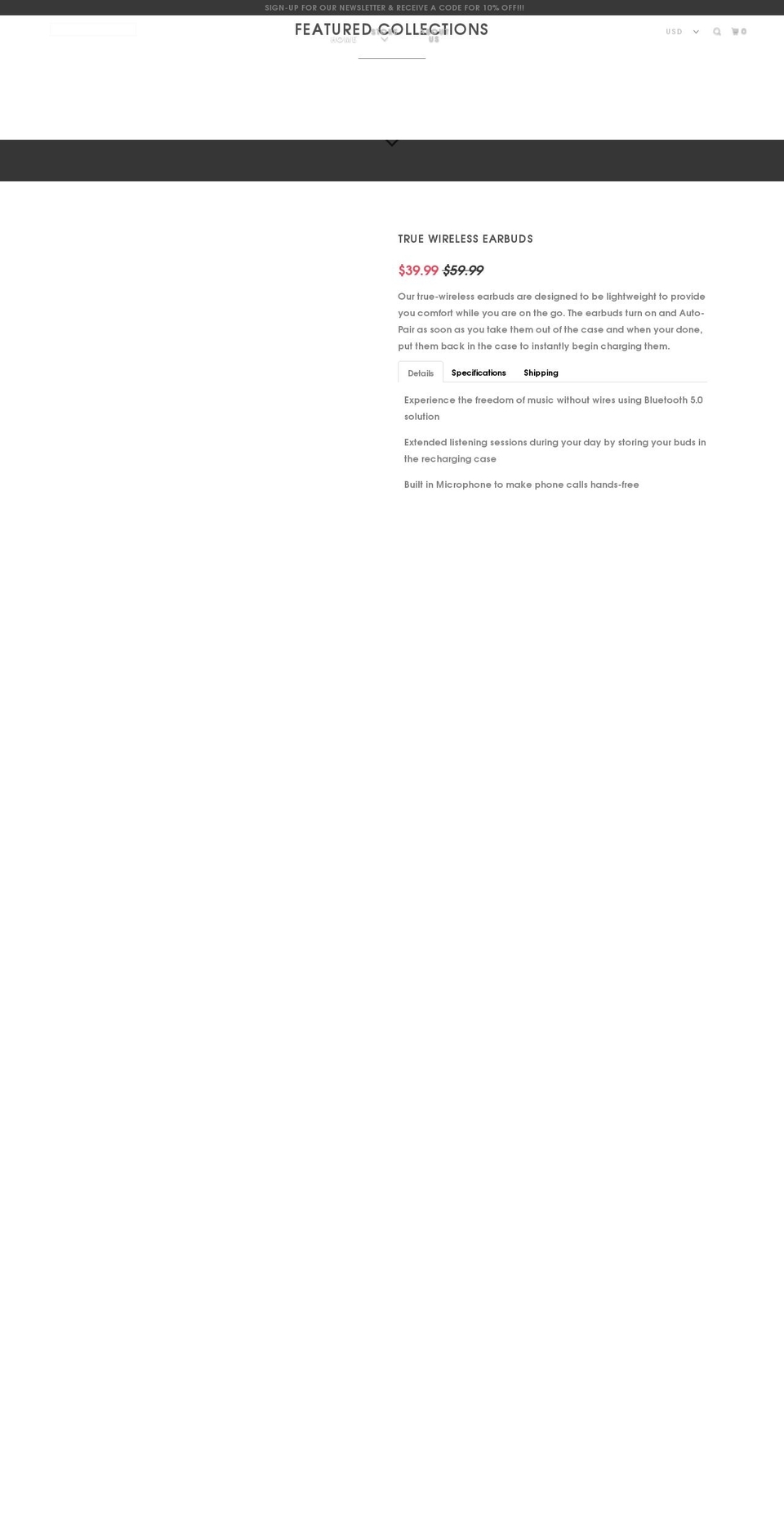 myheadart.com — Shopify storefront screenshot